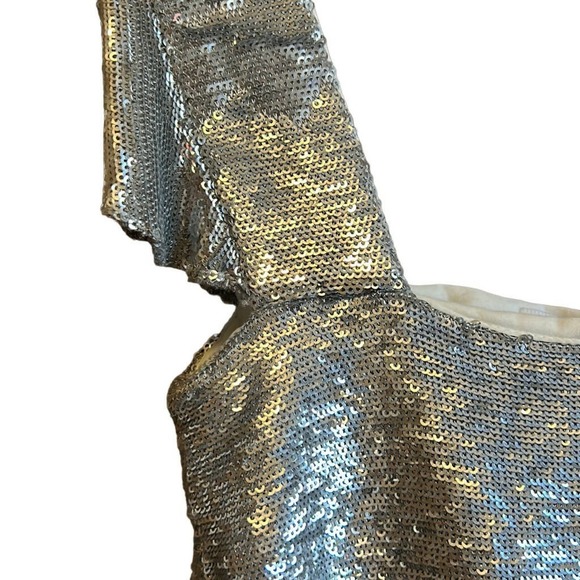 IRO Ruffled Suspenders Sequin Mini Skirt XXS - Picture 5 of 8